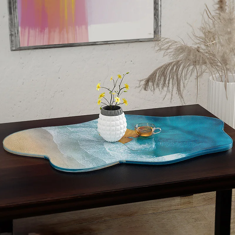 Large 61cm Irregular tray epox – Resin Ocean Wave Mold recenzja i cena
