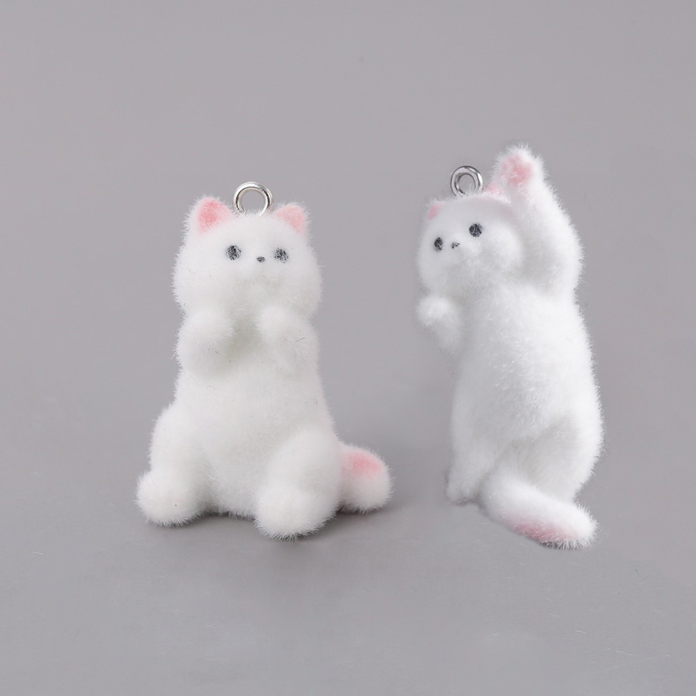 2pcs Flocking Little Cat Resin – Resin Craft Projects recenzja i cena