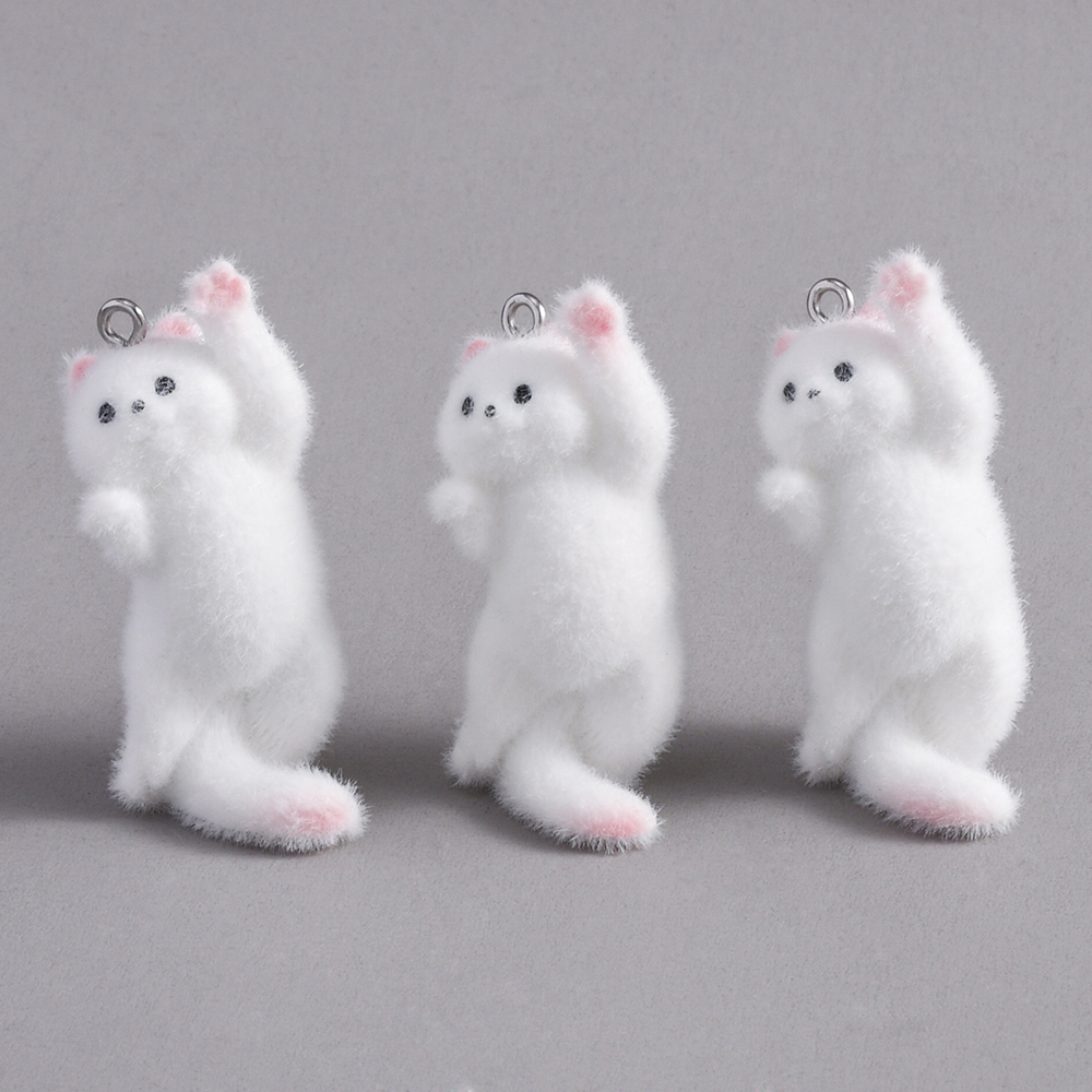 2pcs Flocking Little Cat Resin – Resin Craft Projects recenzja i cena