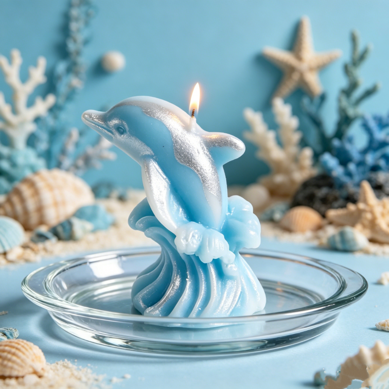 3D Whale & Dolphin with Wave S – Resin Ocean Wave Mold recenzja i cena