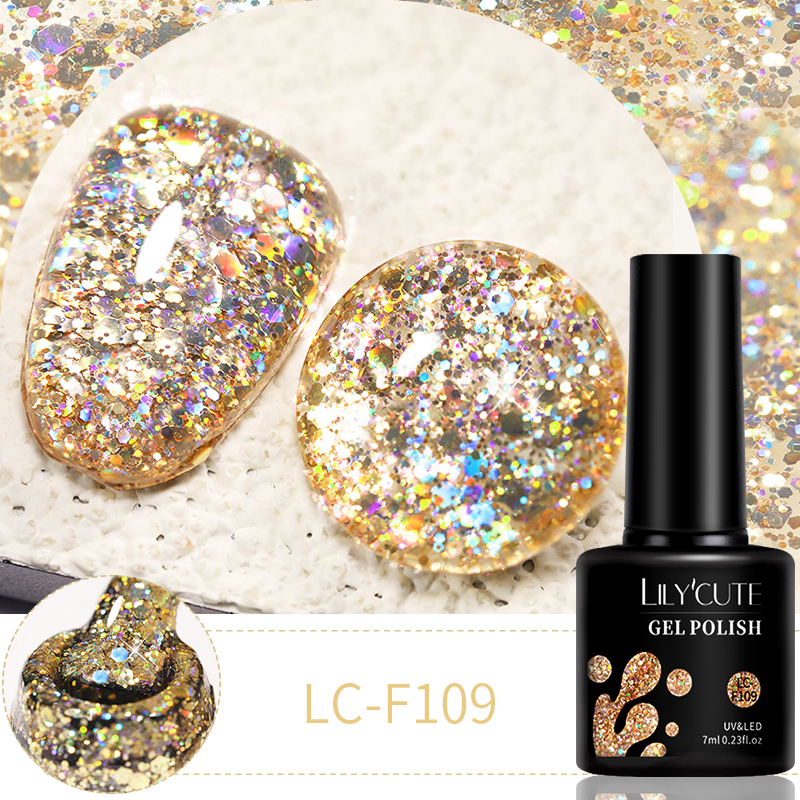 LILYCUTE 7ml 6Pcs/Set Glitter  – Resin Glitter Pack recenzja i cena