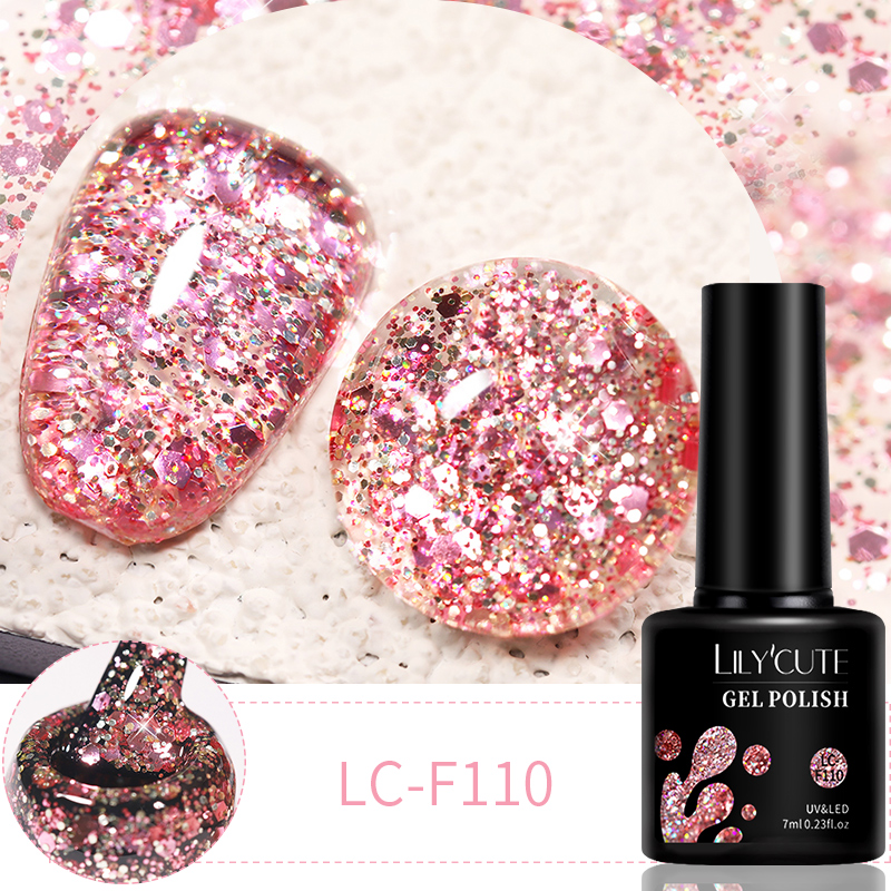 LILYCUTE 7ml 6Pcs/Set Glitter  – Resin Glitter Pack recenzja i cena