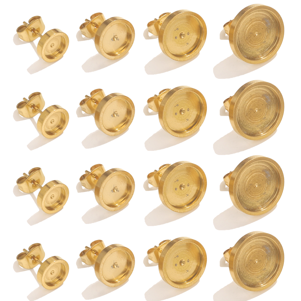 10pcs Stainless Steel Gold Ear – Resin Craft Projects recenzja i cena